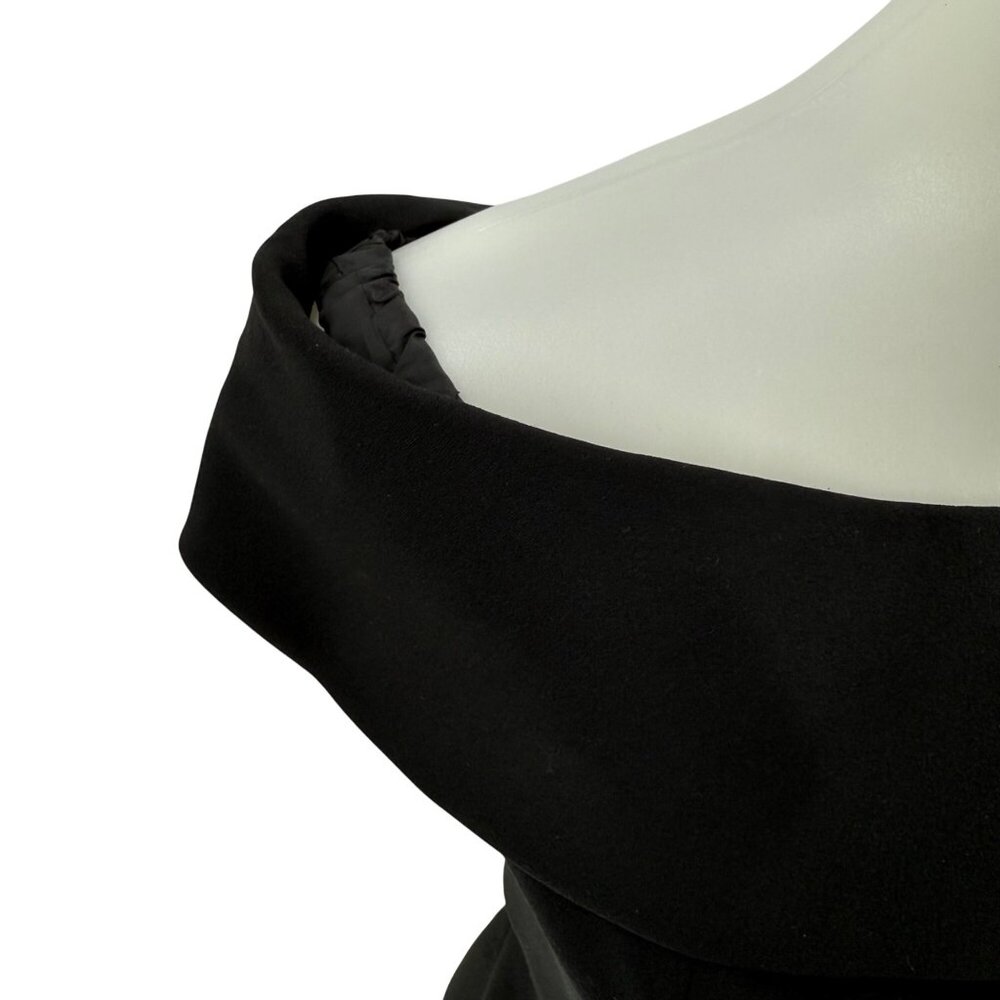Calvin Klein Womens Black Off-Shoulder Sheath Dress 4P - Picture 8 of 10